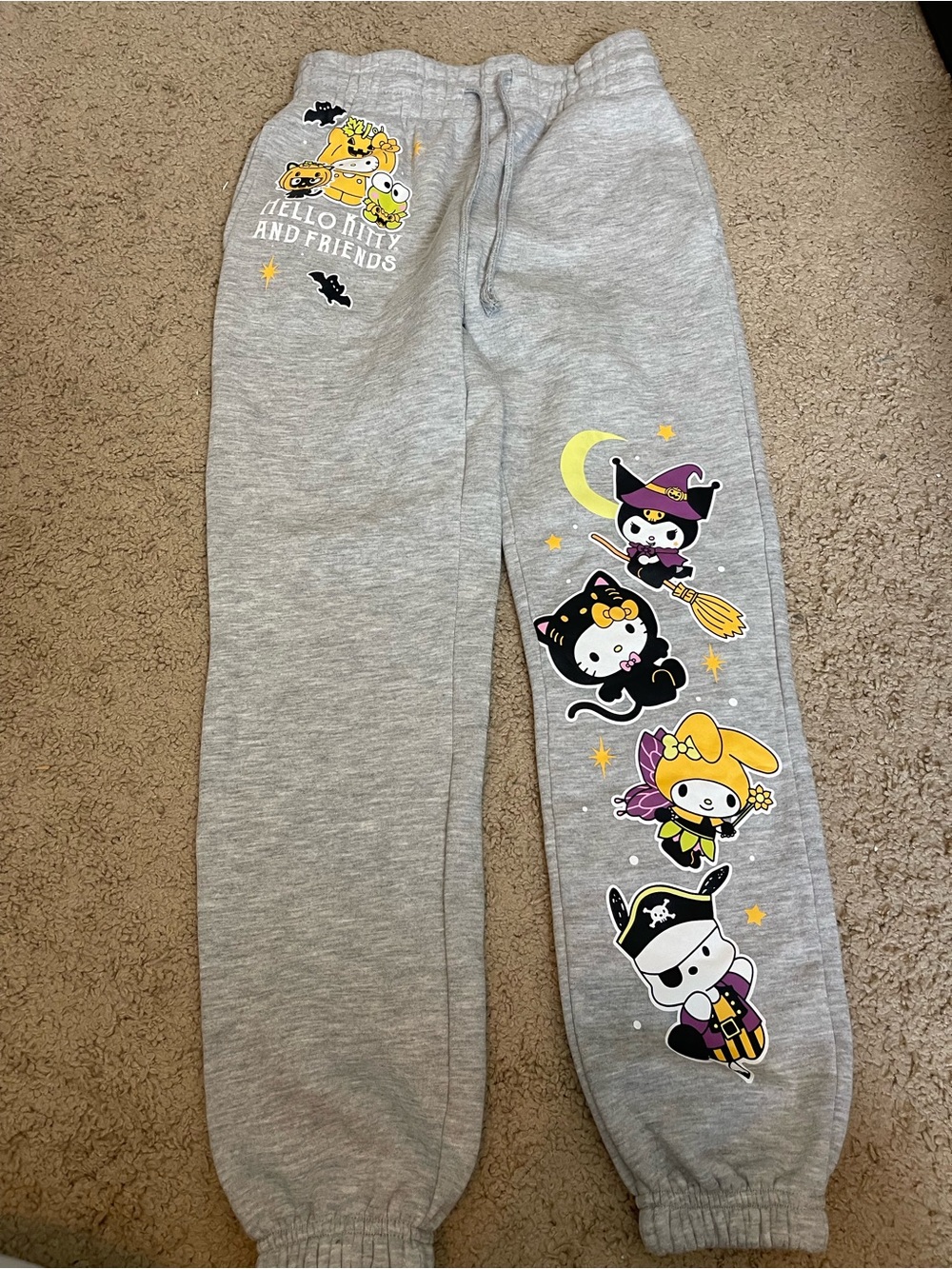 Sanrio Hello Kitty & Friends Halloween Graphic Jogger Sweatpants XXS